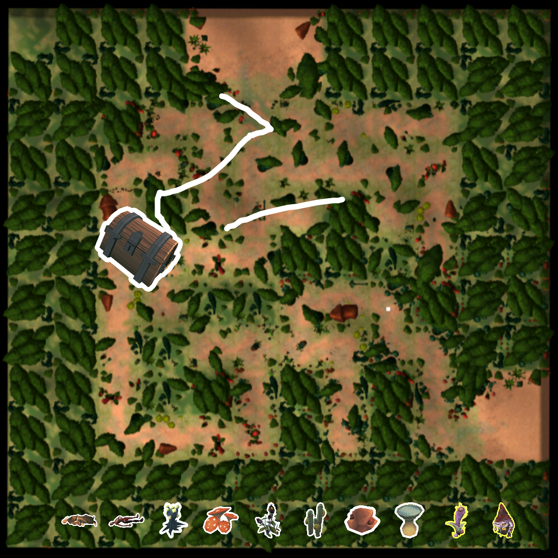 No template, just the map as made in the map maker